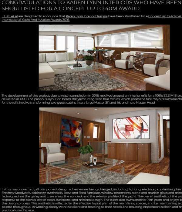 2 - Karen Lynn Interiors - Interior Design for Yacht, Aircrafts and Residential Projects