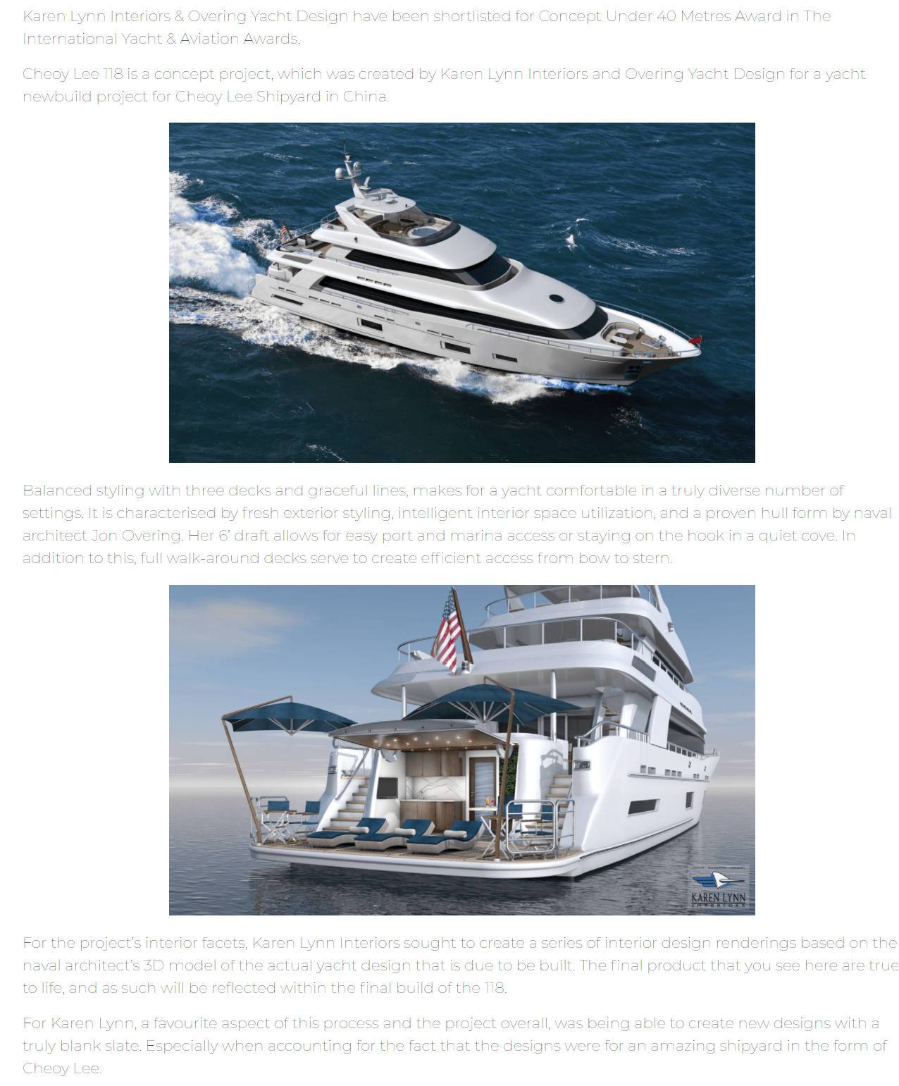Design Et al - Karen Lynn Interiors - Interior Design for Yacht, Aircrafts and Residential Projects